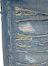  - AMIRI - Logo Appliqued Ripped Slim Fit Light Wash Jeans