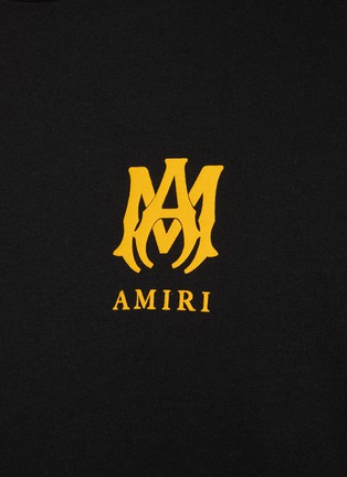  - AMIRI - MA' Logo Print Cotton Crewneck T-Shirt