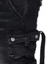  - AMIRI - Strap Adorned Cargo Washed Black Jeans