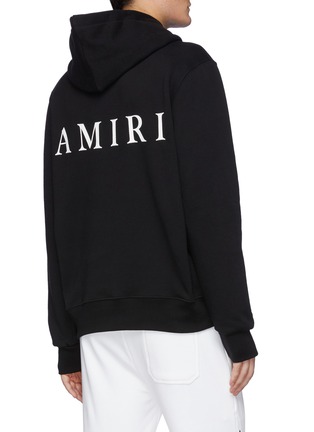 Back View - Click To Enlarge - AMIRI - MA' Logo Print Cotton Hoodie