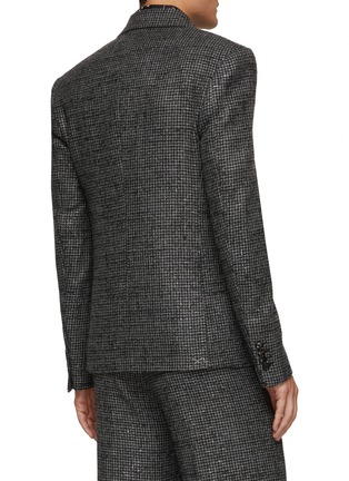 Back View - Click To Enlarge - AMIRI - Double-breast Houndstooth Pattern Blazer