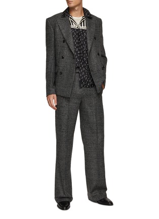 Figure View - Click To Enlarge - AMIRI - Double-breast Houndstooth Pattern Blazer