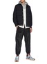 Figure View - Click To Enlarge - SACAI - Hooded cotton shirt