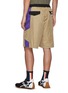 Back View - Click To Enlarge - SACAI - Contrast panel drawstring nylon shorts
