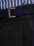  - SACAI - Belted Cropped Suiting Pants