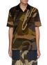 Main View - Click To Enlarge - SACAI - x KAWS Patch Pocket Hawaiian Shirt