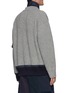 Back View - Click To Enlarge - SACAI - Wool Knit Bomber Blouson