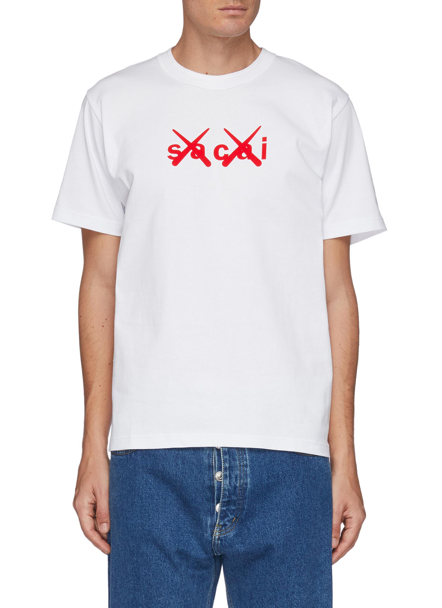 sacai x kaws tee