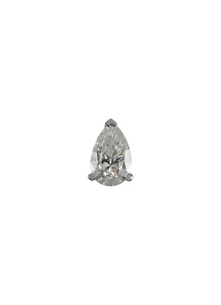 Main View - Click To Enlarge - GENTLE DIAMONDS - Simone' lab grown diamond 9k white gold stud earring