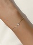 Detail View - Click To Enlarge - GENTLE DIAMONDS - Simone' lab grown diamond 18k gold charm bracelet
