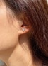Detail View - Click To Enlarge - GENTLE DIAMONDS - Esma' lab grown diamond 9k gold earring