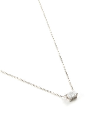 Detail View - Click To Enlarge - GENTLE DIAMONDS - Monet' lab grown diamond 18k white gold pendant necklace