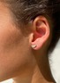 Detail View - Click To Enlarge - GENTLE DIAMONDS - Abelia' lab grown diamond 9k white gold stud earring