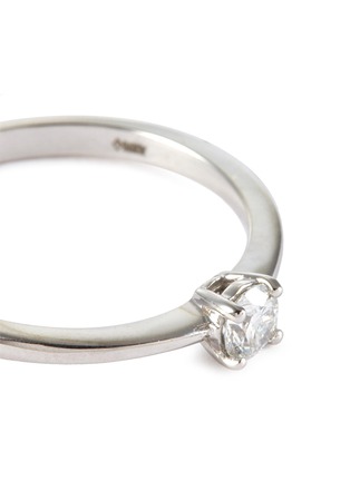 Detail View - Click To Enlarge - GENTLE DIAMONDS - Alora' lab grown diamond 9k white gold ring