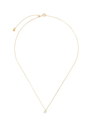 Main View - Click To Enlarge - GENTLE DIAMONDS - Simone' lab grown diamond 18k gold pendant necklace