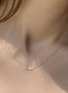 Detail View - Click To Enlarge - GENTLE DIAMONDS - Luz' lab grown diamond 9k gold necklace