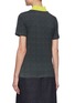 Back View - Click To Enlarge - NINA RICCI - Houndstooth Jersey High Neck Top