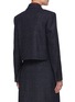 Back View - Click To Enlarge - NINA RICCI - Check Cropped Double Breast Jacket