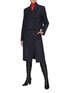 Figure View - Click To Enlarge - NINA RICCI - Check Cropped Double Breast Jacket