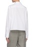 Back View - Click To Enlarge - NINA RICCI - Short Boxy Cotton Shirt