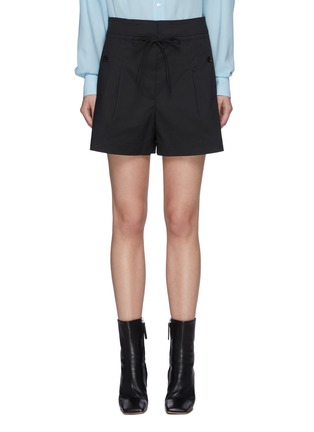 Main View - Click To Enlarge - 3.1 PHILLIP LIM - Front Pleat Waist Tie Shorts