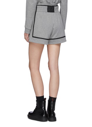Back View - Click To Enlarge - 3.1 PHILLIP LIM - Contrast Seams Cotton Shorts