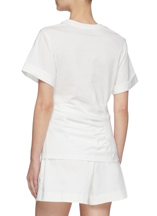 Back View - Click To Enlarge - 3.1 PHILLIP LIM - Gathered panel T-shirt