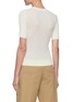Back View - Click To Enlarge - 3.1 PHILLIP LIM - Lace Jacquard Detail Striped Mock Neck Top