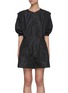 Main View - Click To Enlarge - 3.1 PHILLIP LIM - Puff Sleeve Zip Front Taffeta Playsuit