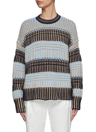 Main View - Click To Enlarge - 3.1 PHILLIP LIM - Bold Stripe Knit Sweater
