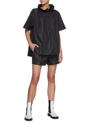 Figure View - Click To Enlarge - 3.1 PHILLIP LIM - Smocked Waist Boxing Shorts