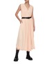 Figure View - Click To Enlarge - 3.1 PHILLIP LIM - Sleeveless V-neck Pleated Maxi Dress
