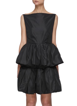 Main View - Click To Enlarge - 3.1 PHILLIP LIM - Sleeveless Back Strap Detail Bubble Hem Top