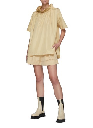 Figure View - Click To Enlarge - 3.1 PHILLIP LIM - Ruched neck boxy top