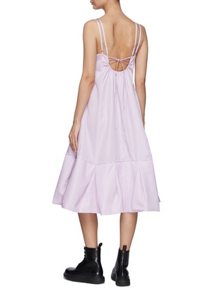 Back View - Click To Enlarge - 3.1 PHILLIP LIM - Strappy A-line Taffeta Dress