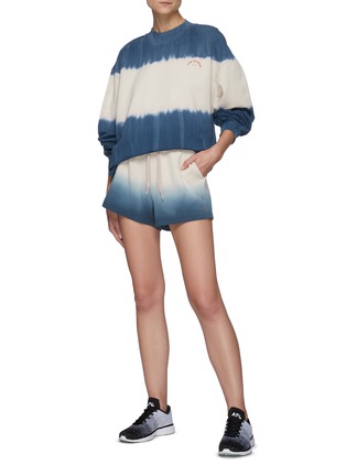 Figure View - Click To Enlarge - THE UPSIDE - Christine' Dip-dye Drawstring Waist Shorts