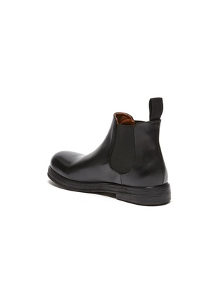  - MARSÈLL -  ''Zucca Zeppa' Round Toe Leather Chelsea Boots