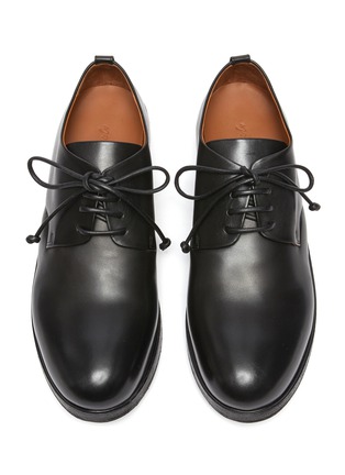 Detail View - Click To Enlarge - MARSÈLL - Zucca Zeppa' Round Toe Leather Derby Shoes
