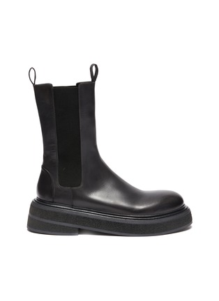 Main View - Click To Enlarge - MARSÈLL - Zuccone' Leather High Top Chelsea Boots