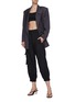 Figure View - Click To Enlarge - TIBI - Vintage cotton pull on joggers