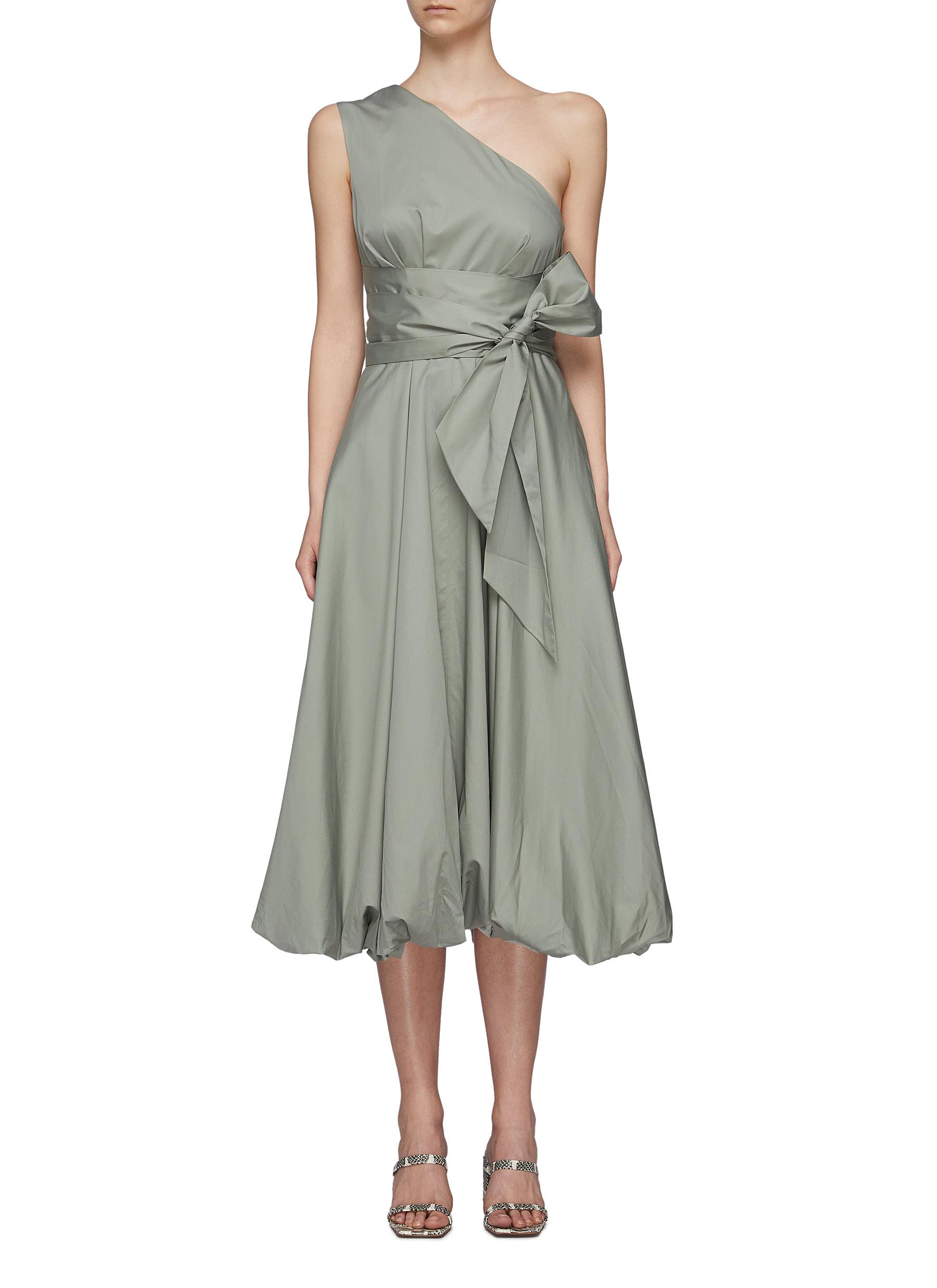 tibi green dress