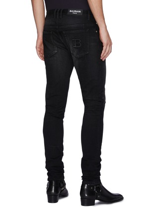 Back View - Click To Enlarge - BALMAIN - CLEAN SLIM FIT SIX POCKET JEANS