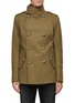 Main View - Click To Enlarge - BALMAIN - High Neck Double Breasted Military Peacoat