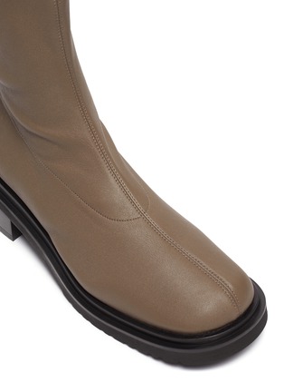 Detail View - Click To Enlarge - BY FAR - Kah' chunky sole square toe chelsea boots