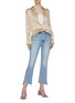 MOTHER - 'The Insider' Bootcut fray crop step jeans