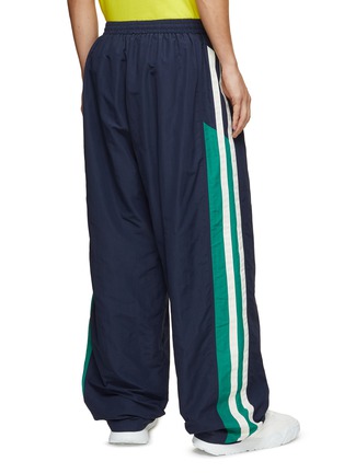 Back View - Click To Enlarge - BALENCIAGA - Side Stripe Wide Legged Track Pants