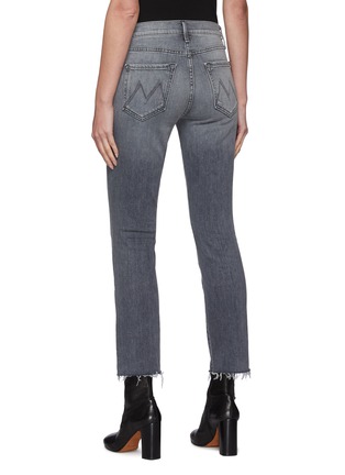 Back View - Click To Enlarge - MOTHER - The Rascal' Frayed Edge Crop Denim Jeans