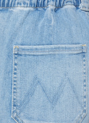  - MOTHER - The Yoyo' Ruffled Waistband Crop Denim Jeans