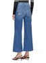 Back View - Click To Enlarge - MOTHER - 'The Pixie' wide frayed hem jeans