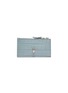 Main View - Click To Enlarge - ALEXANDER MCQUEEN - Skull croc embossed leather zipped pouch card holder
